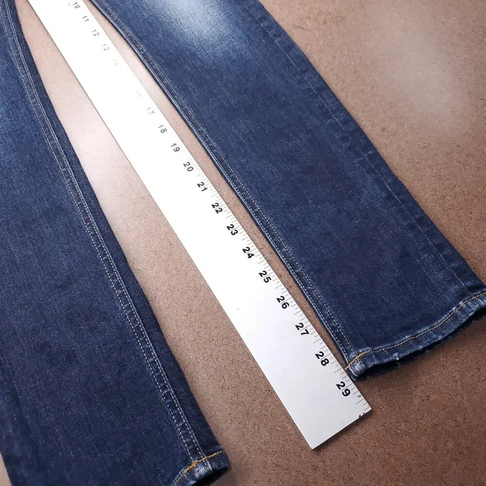 Rag & Bone Jeans Women 28 Dark Blue Skinny Distressed Casual Indie Contemporary